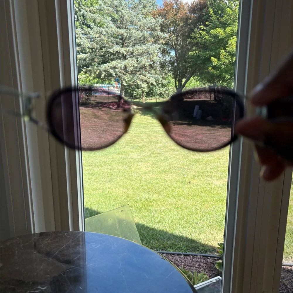 Yohji Yamamoto 52-5105 Vintage 90s Sunglasses Purple Lens Metal Frame Japan Made